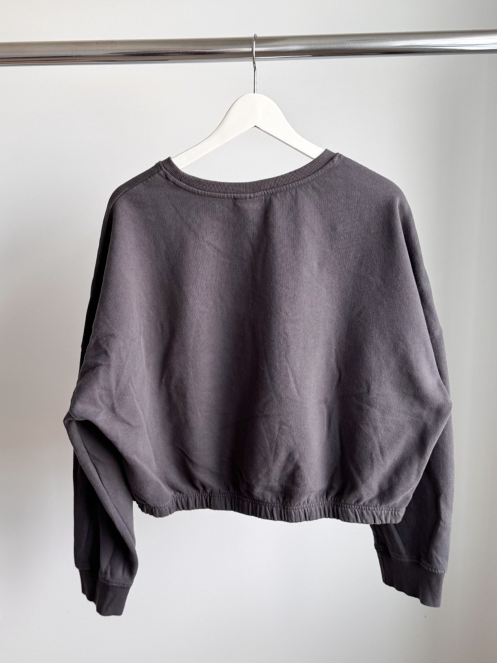 2021 Powerpuff Girls Cropped Graphic Sweatshirt XL 26x21 Grey Y2K Style - Picture 2 of 7